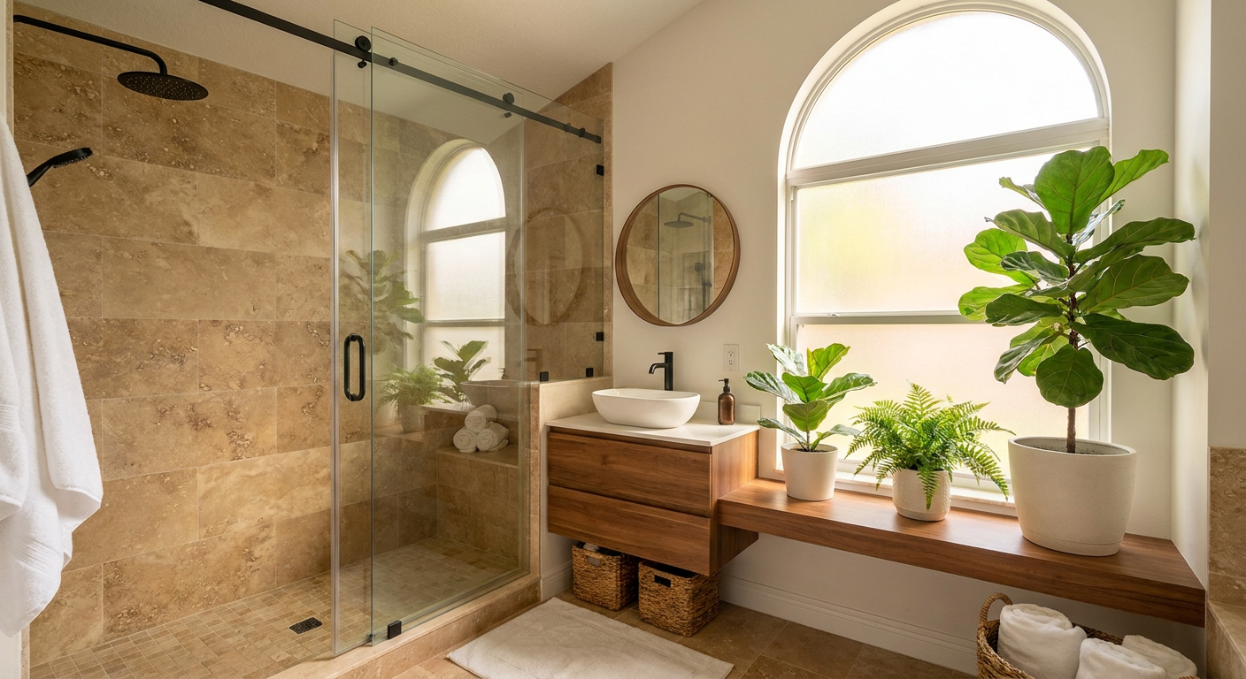 Bathroom Renovation in Gainesville after Trini Homes work