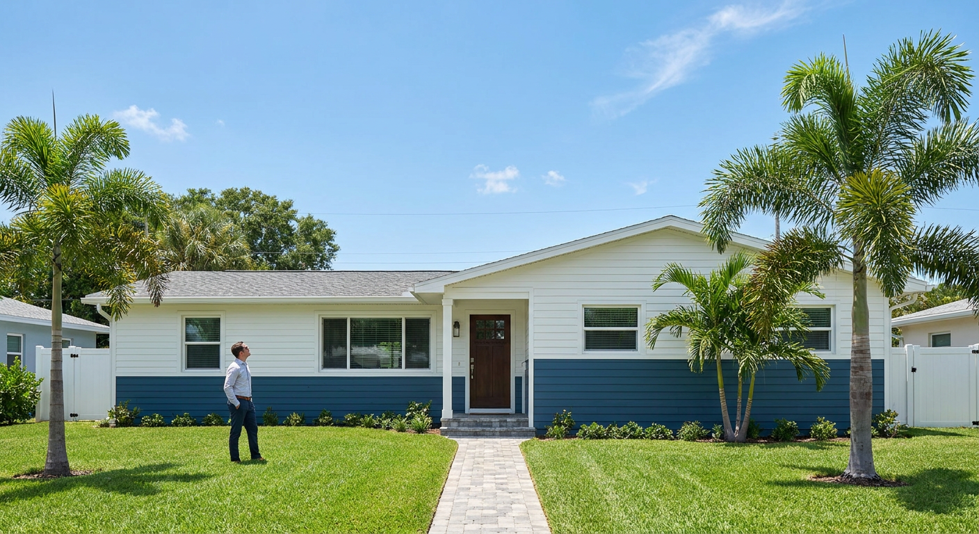 Exterior painting and siding project by Trini Homes in Gainesville, FL