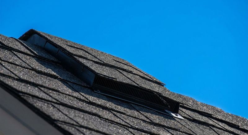 Ridge vent installation on a Gainesville FL roof by Trini Homes